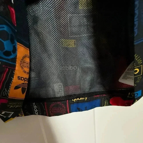 RARE Adidas Originals Men's Street Graphic Logo Windbreaker Hoodie Size M - Picture 7 of 10